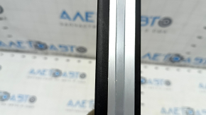 Door sill trim outer front right Audi A6 C7 12-18 black, with chrome, with backlight, corrosion, scratches