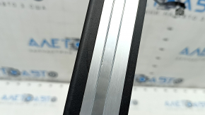 Door sill trim outer front right Audi A6 C7 12-18 black, with chrome, with backlight, corrosion, scratches