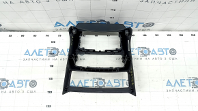 Rear center console trim Audi A6 C7 12-18 black, dents
