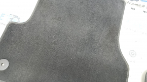 Set of floor mats for Audi A6 C7 12-18 black, cloth, for cleaning