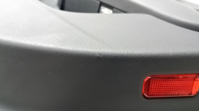 Door trim card rear right Audi A6 C7 12-18 leather black, insert and armrest leather black, with handle, BOSE, dents, worn