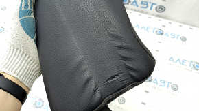 Side 2nd row seats right Audi A6 C7 12-15 leather black, dents