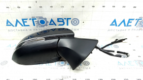 Side mirror right Toyota Highlander 20-25 7 pins, turn signal, heated, BSM, graphite
