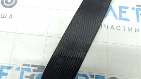 Driver's seat belt Audi A6 C7 12-18 black, shot, worn