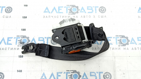 Seat belt rear left Audi A6 C7 12-18 black, torn