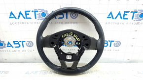 Naked steering wheel Mazda CX-5 20-25 black leather, with pads, worn, faded