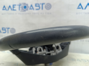 Naked steering wheel Mazda CX-5 20-25 black leather, with pads, worn, faded