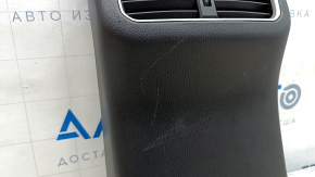 Rear center console trim with air duct Mazda CX-5 17-25 black, scratches