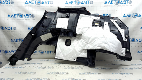 Arch trim left Toyota Highlander 20-22 black, hybrid
