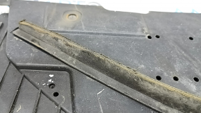 Front bumper guard Audi A6 C7 12-15 prerest s-line, with lip, worn