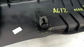 Audi A6 C7 12-18 black trunk opening trim, scratches, broken fasteners