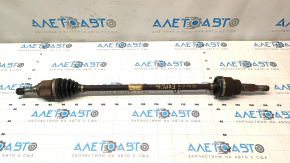 Drive axle shaft rear left Ford Explorer 11-19 rusty, outer CV joint boot torn