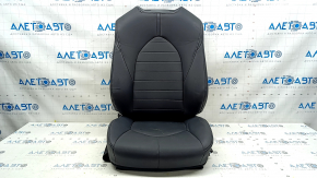 Driver's seat upholstery Toyota Highlander 20-23 leather black, XLE, XSE, heated, for cleaning