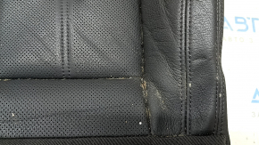 Audi A6 C7 12-17 passenger seat cushion upholstery black leather, heated, for ventilation, dented, for cleaning