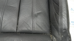 Audi A6 C7 12-17 passenger seat cushion upholstery black leather, heated, for ventilation, dented, for cleaning