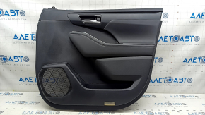 Door trim card front right Toyota Highlander 20-25 leather black, XLE, XSE