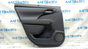 Door trim card rear left Toyota Highlander 20-22 with curtain, leather black
