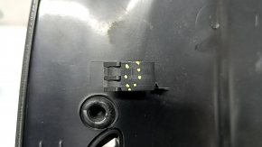 Driver's seat cover rear Audi A6 C7 12-17 black, for ventilation, cracks in fasteners, scratches