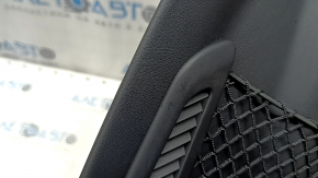 Driver's seat cover rear Audi A6 C7 12-17 black, for ventilation, cracks in fasteners, scratches