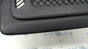 Driver's seat cover rear Audi A6 C7 12-17 black, for ventilation, cracks in fasteners, scratches