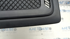 Driver's seat cover rear Audi A6 C7 12-17 black, for ventilation, cracks in fasteners, scratches
