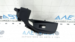 Front right window lift control trim Audi A6 C7 12-18 black, scratches