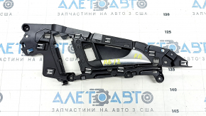 Door handle inner front right Audi A6 C7 12-18 black with chrome