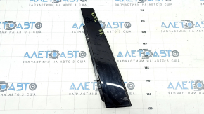 Door trim side rear right Audi A6 C7 12-18 black gloss, scratches