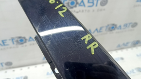 Door trim side rear right Audi A6 C7 12-18 black gloss, scratches