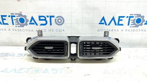 Front panel air duct deflector central Mazda CX-5 19-25 chrome