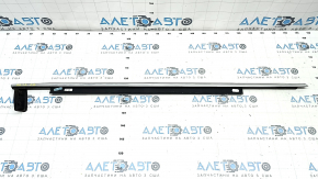Molding door-glass central front right Audi A6 C7 12-18 chrome, curved