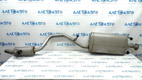 Muffler rear part resonator with barrel Toyota Highlander 20-25 hybrid, dented