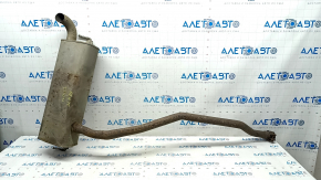 Muffler rear part with barrel Jeep Renegade 15-23 awd rusty