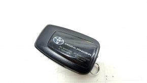 Smart Toyota Highlander 20-22 4-button key, hybrid, bumps, scratches