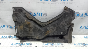 Rear right underbody protection Audi A6 C7 12-18 fastening torn