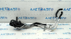 Toyota Highlander 20-25 hybrid rear row heater air conditioner pipes part 3
