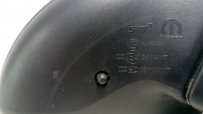 Right side mirror complete Jeep Renegade 15-23 BSM, 7+2 pins with temperature sensor, turn signal
