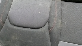 Rear row of seats 2nd row lower part Jeep Renegade 15-20 cloth black, Trailhawk, red stitching, for cleaning