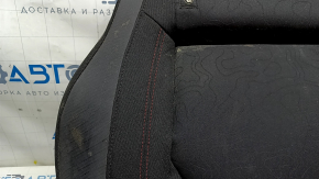 Rear row of seats 2nd row lower part Jeep Renegade 15-20 cloth black, Trailhawk, red stitching, for cleaning