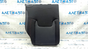 Rear row of seats 2nd row upper part right Jeep Renegade 15-20 cloth black, Trailhawk, red stitching, for cleaning
