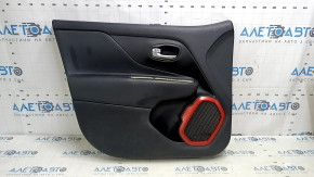 Door trim card front left Jeep Renegade 15-19 TRH black leather, scratches