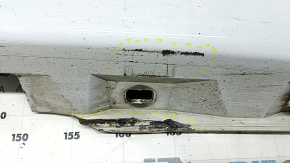 Left threshold Audi A6 C7 12-15 s-line pkg, white, broken, scratches