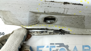 Left threshold Audi A6 C7 12-15 s-line pkg, white, broken, scratches