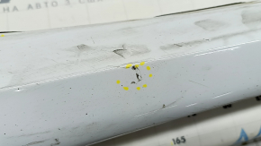 Right threshold Audi A6 C7 12-15 s-line pkg, white, dented, broken, scratches
