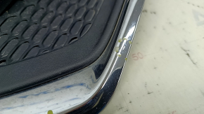 Bumper grille with overlay left Jeep Compass 17-21 chrome, scratch, sand