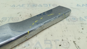 Front bumper molding lower Jeep Compass 17-21 chrome, sand, pressed, crack in fastening