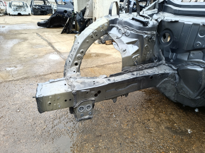 Front right quarter Toyota Highlander 20-25 hybrid, graphite, on the body