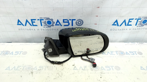 Right side mirror complete Jeep Compass 17-24 5+7 pins, BSM, turn signal, heated, graphite, with chrome molding