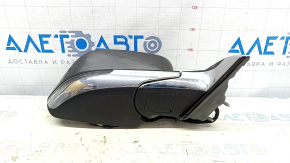 Right side mirror complete Jeep Compass 17-24 5+7 pins, BSM, turn signal, heated, graphite, with chrome molding