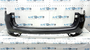 Bare rear bumper upper part Jeep Compass 17-21 for parking sensors, graphite